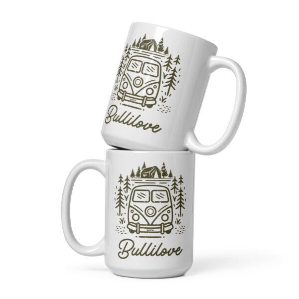Weiße, glänzende Tasse – Bild 3